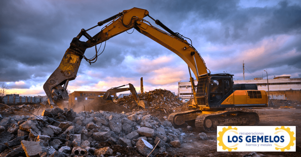 desmontaje y recogida de residuos en Madrid